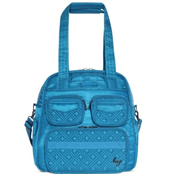 Lug Puddle Jumper LE Convertible Tote Bag Ocean Blue - Picture 1 of 13